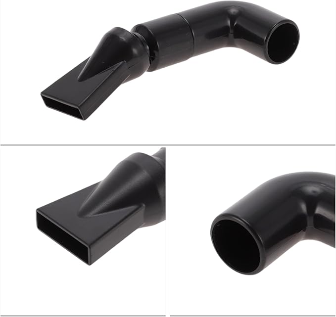 Aquarium Nozzle, Aquarium Pump Duckbill Nozzle, Plastic Fish Tank Duckbill Tube for Aquarium, 0.59" OD Water Inlet, Black