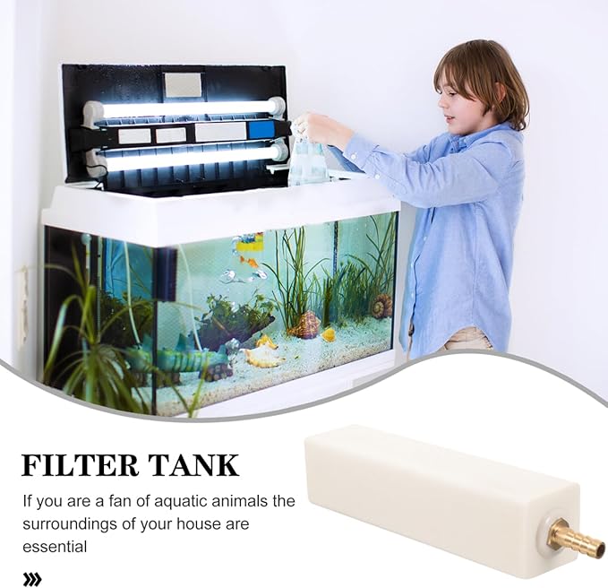 balacoo Aquarium Air Stone 5.90 Inch White Corundum Bubble Stone Oxygenated Bubble for Fish Tank Air Pump Accessories Enhance Aquarium Bubbles