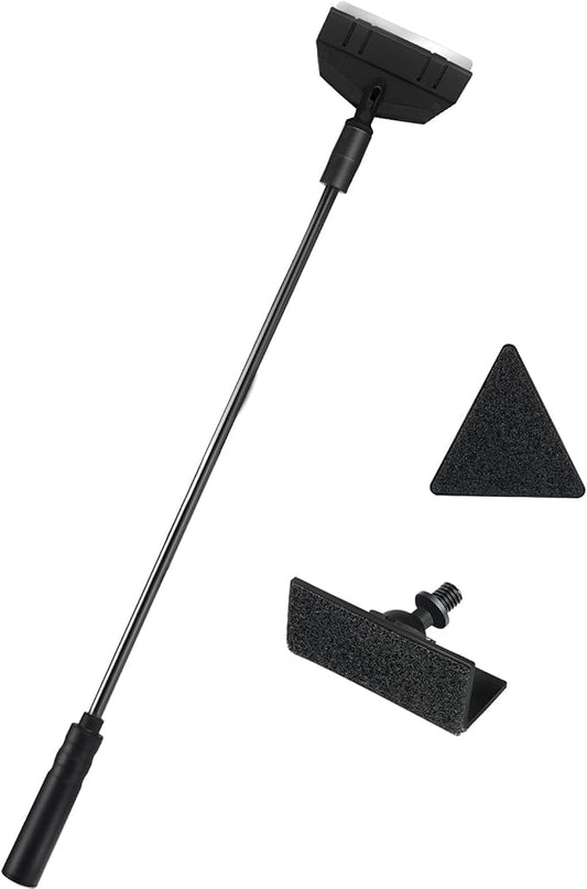 AQUANEAT Small Fish Tank Cleaner, Aquarium Cleaning Tools, 3 in 1 Glass Cleaner with Algae Scraper, Sponge Brush, for Small Nano Tanks up to 10gal