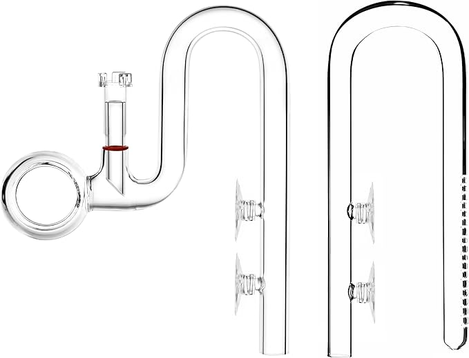 Mini Lily Pipe Set Spin Outflow with Surface Skimmer and Inflow for Nano Long Shallow Tanks (17mm for 5/8'' i.d. (16/22mm) tubing)