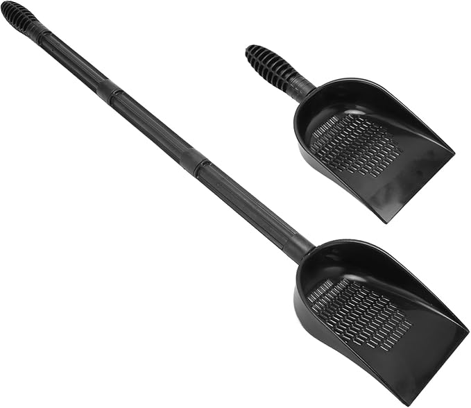 Fish Tank Sand Shovel, Aquarium Gravel Shovel with Extendable Handle, Water Leakage Design PVC Shovel for Cleaning Pet Waste and Filter Media in Freshwater or Saltwater