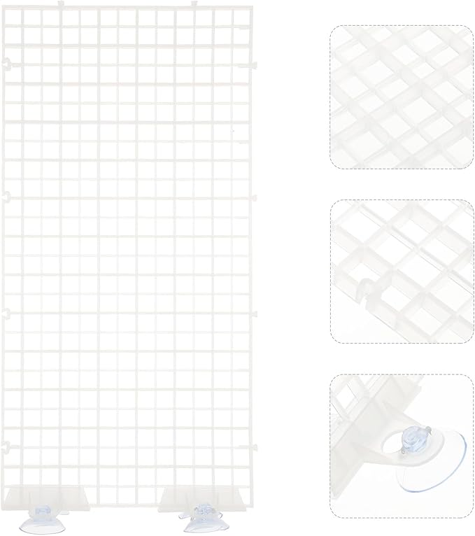 POPETPOP Plastic Grid 1 Set Plastic Fish Tank Trays 75 Gallon Aquarium Lid Aquarium Divider Fish Tank Supplies Splitter Partition Plate Dividing Line Water Tank Stitching Egg Crates