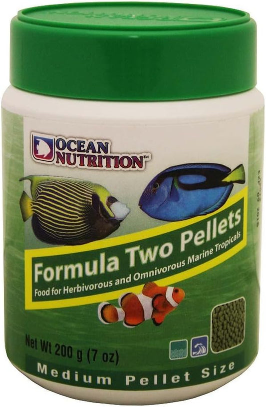 Ocean Nutrition Formula Two Pellets for Herbivorous and Omnivorous Marine Tropicals 200g