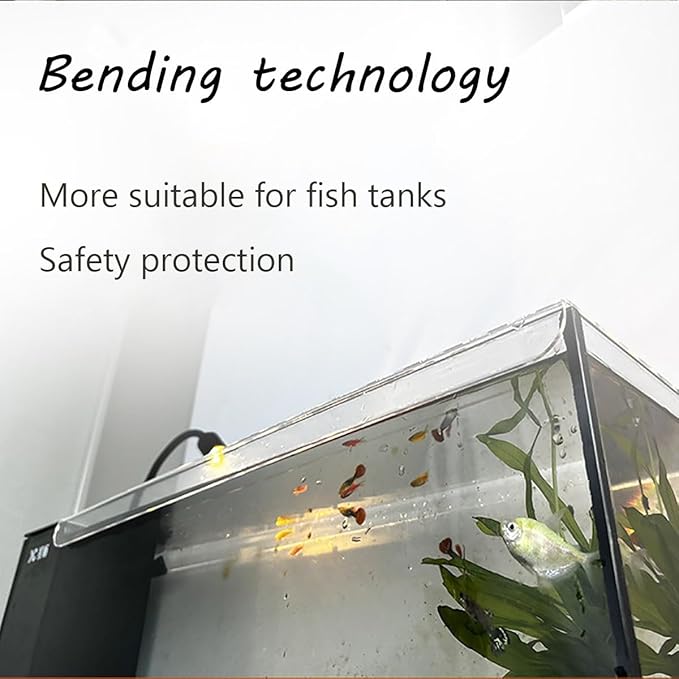 Cuttable Aquarium Cover, Cat Proof Fish Tank Lid with Feeding Hole, Escape Proof Aquarium Lid, Fish Tank Hood Cover with Vent Port(44x14in)