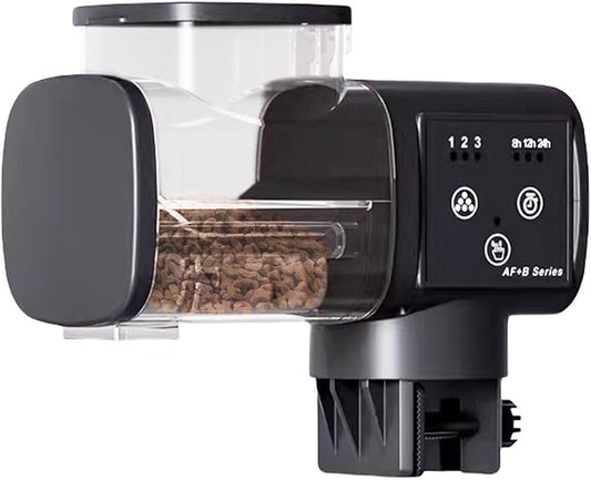 Fish Feeder | Automatic Waterproof Feeding Dispenser with Timer | Automatic Fish Feeder | for Betta Turtle Pellet Vacation Weekend Day Traveling Pond