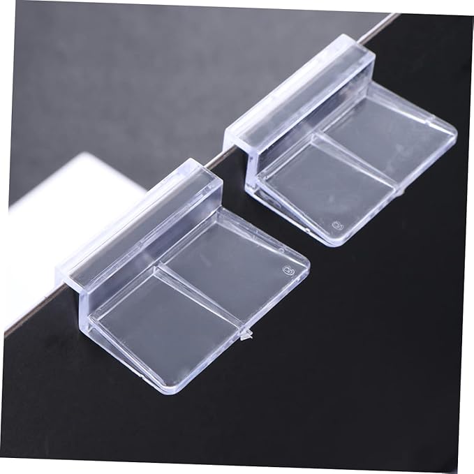 BESPORTBLE 2sets Aquarium Tools Acrylic Fish Tank Cover Support Bracket Frame 6mm-12mm Practical 12pcs*2