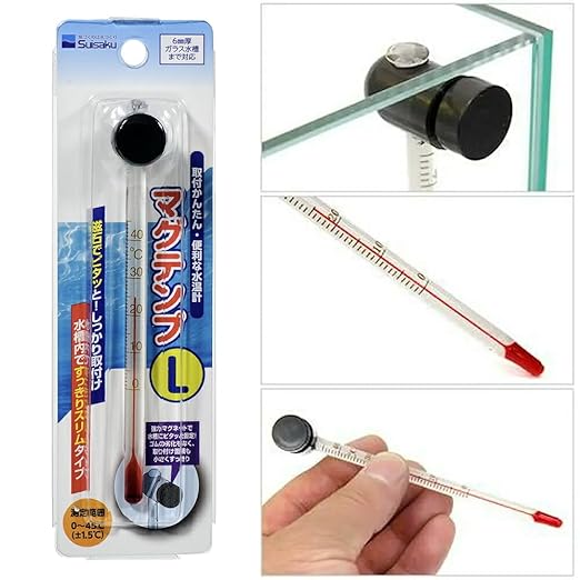 Suisaku Magnetic Glass Thermometer L (L)