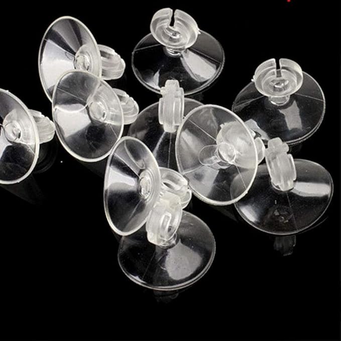40Pcs Aquarium Suction Cups Clear Fish Tank Hose Clamps Suction Cup Clips Airline Tube Holders Fish Tank Holders Clips for Fish Tank Tubing