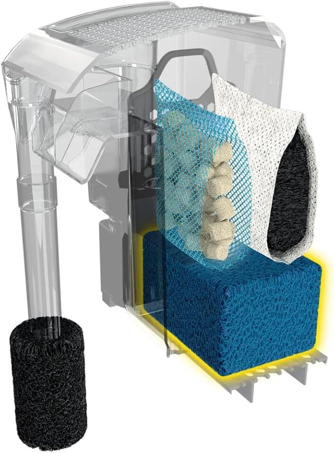 Fluval - Bio-Foam for AC20 Power Filter, 3-Pack – for Use in Freshwater & Saltwater Aquariums