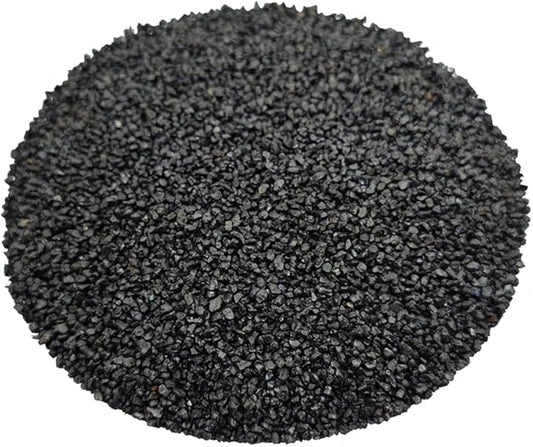 30g Crushed Stone Mini Crystal Chips Decorative Pebbles Gravel Irregular Gemstones Filling Gravel for Water Fountain Sand Landscape Fish Tank Garden (Black(1-2mm))
