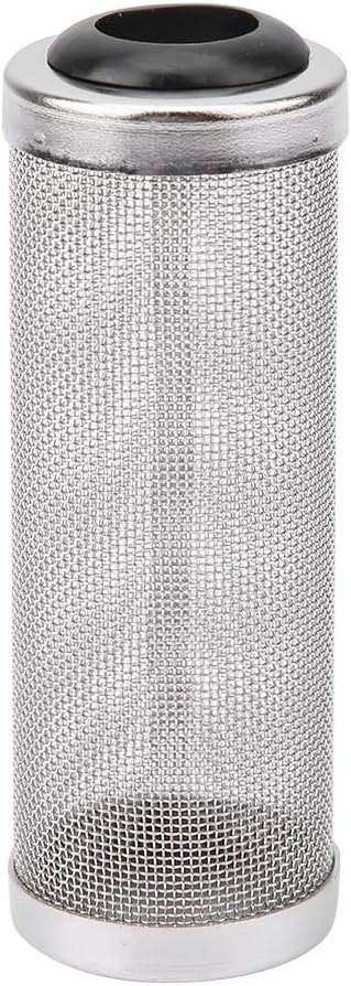 Joyzan Aquarium Intake Filter Mesh, Stainless Steel Inlet Shrimp Cover Guard Strainer Net Inflow Basket Screen Metal Prefilter Tube Accessory Breeding Protector Protecting Fish Tank Inhalation 12mm