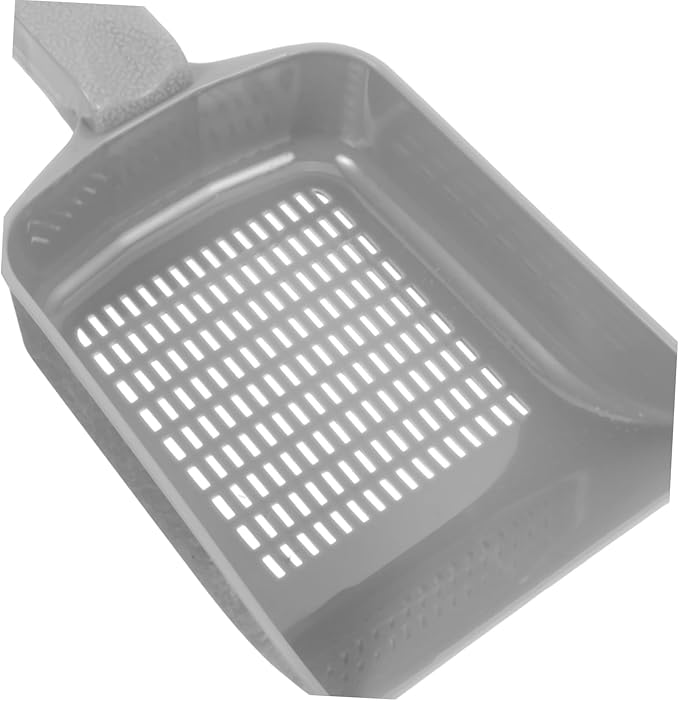 Aquarium Sand Scoop Tool for Fish Tank Cleaning Gray Sediment Removal Shovel Resistant Design for Easy Aquarium Maintenance