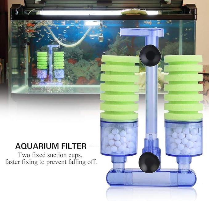 Fdit Aquarium Pump Sponge Biochemical Oxygen Pump for Mini Fish Supplies (xy-2882)