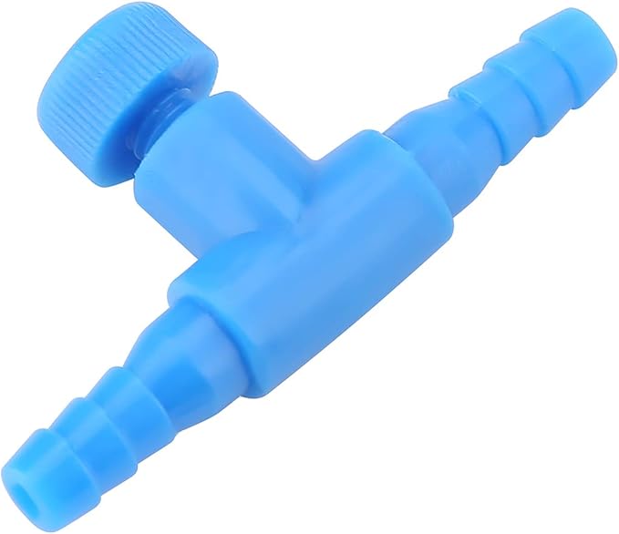10Pcs 3 Way Aquarium Air Pump Control Valves Plastic Fish Airflow Control Valves Aquarium T-shape Inline Tubing Connectors