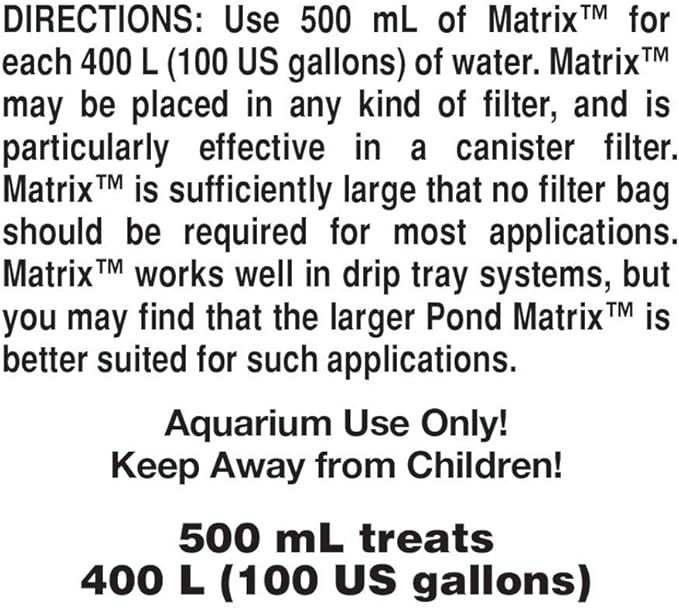 Matrix, 500 mL /17 oz