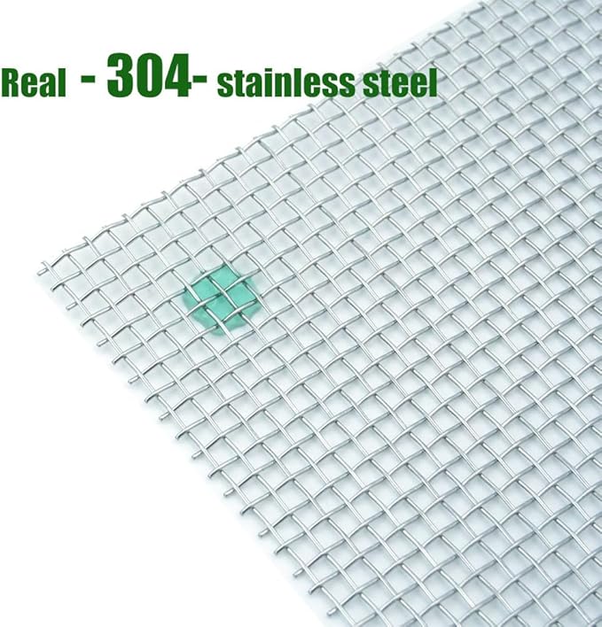 LINLAN 24 Pieces 3.1X3.1in (8X8cm) Aquarium Moss Mesh, 304 Stainless Steel Aquatic Moss Wall, Easy to Cut, for Fixing and Propagating Aquatic Mosses, DIY Aquarium Filtration, and Aquascaping