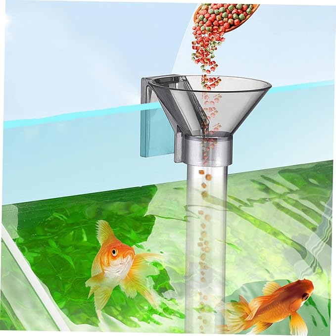LIOOBO Shrimp Tank Feeder Fish Plant Tank Compatible Easy to Assemble Maintain Plastic Construction