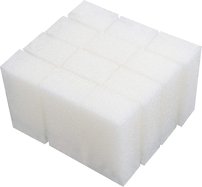 Foam Filter Pads Fit for Aqua Clear 50/200 AquaClear 50-Gallon (Pack of 12)