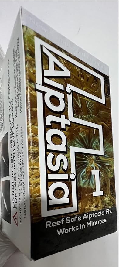 Frank's Aquarium Products F AIPTASIA & MAJANO Frank's Tanks Saltwater Aquarium Last Food (1 Oz Bottle)