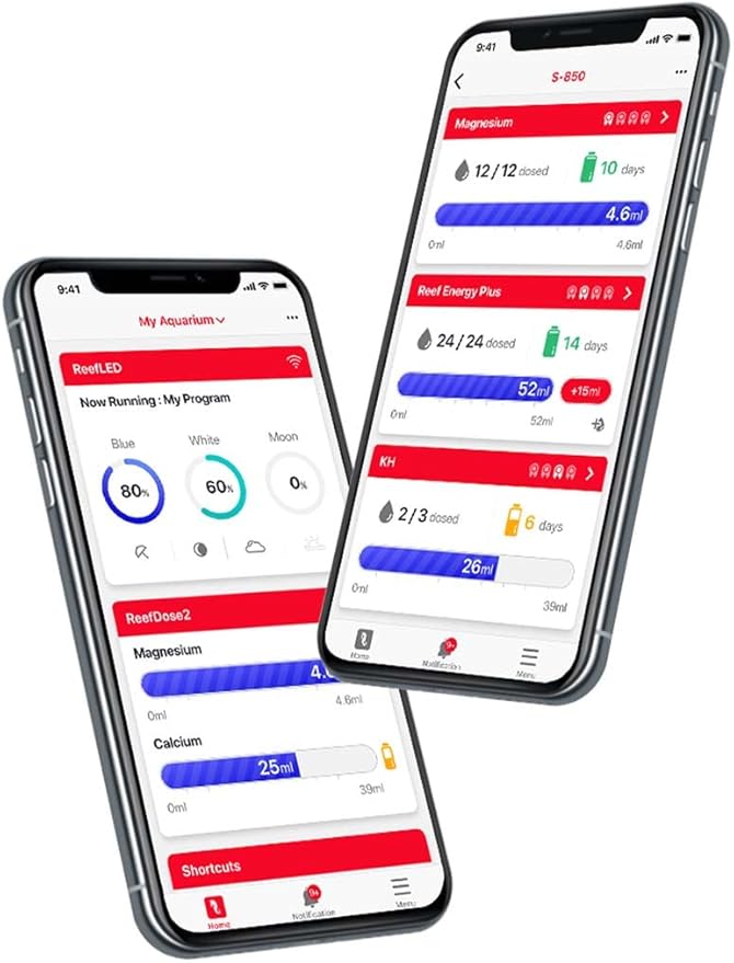 Red Sea ReefDose 2 Head Wireless Dosing Pump for Supplements, Foods & Trace Elements in Saltwater Aquariums | ReefBeat App Controlled Reef Marine