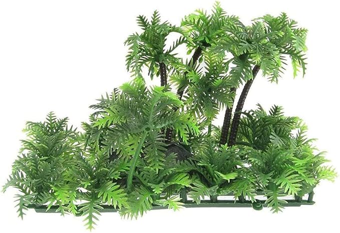 Aquarium Artificial Fish for Decorations Aquatic Underwater Green Grass Trees with
