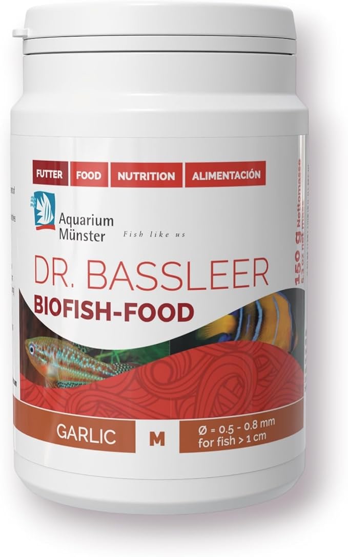 Bassleer Garlic Fish Food (Med, 150g)