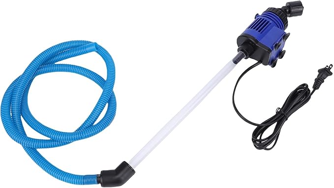 Zunate Electric Aquarium Vacuum Gravel Cleaner, 16W Fish Tank Water Changer for Sand Washing and Waste Removal with Powerful Filtering Pump, 110V Plug Tool (US Plug 110V)