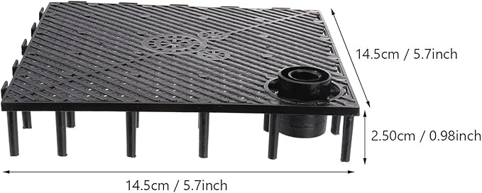 Mipcase 5Pcs Aquarium Bottom Filter Pads Plastic Grid Plates Fish Tank Sand Divider Board for Freshwater and Saltwater Tanks Easy DIY Installation Plastic Material