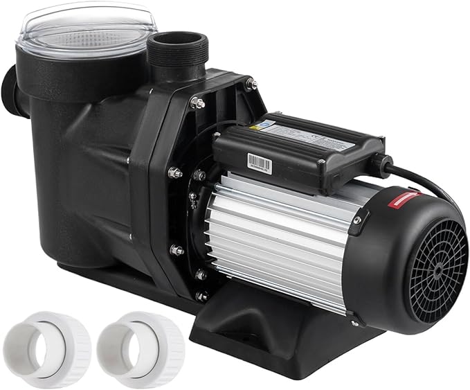 1pcs Swimming Pool Pump with Sand Filter High Flow 1.5HP-2.5HP Water Pump 1850W Tub Aquarium Pump for In/Above Ground Pool(110V 2.5HP)