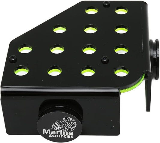 Naroote Magnetic Frag Rack, Magnetic Coral Frag Racks Double Layers Magnetic Coral Rack Safe Acrylic for Fish