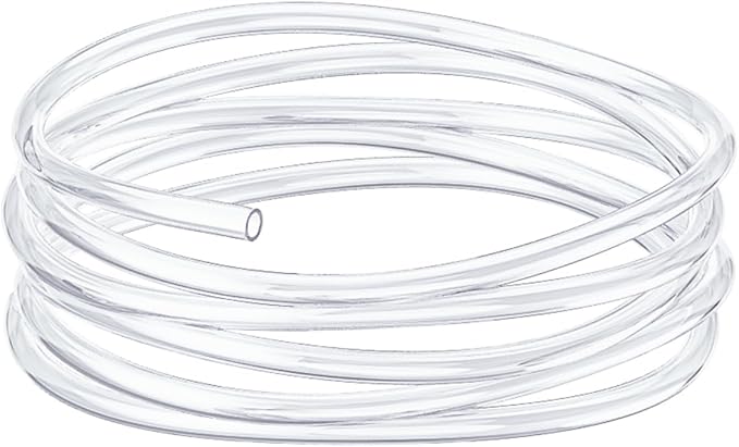 Pawfly Aquarium Airline Tubing 6.5 Feet Standard 3/16" Aquarium Tubing for Fish Tank Air Pump, Flexible Kink-Resistant Pure PVC Hose for Aquarium Garden Terrarium Pond