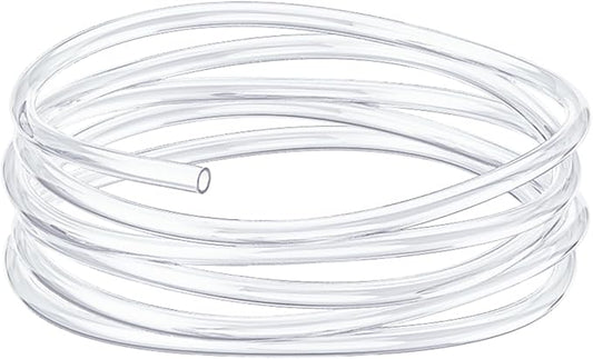Pawfly Aquarium Airline Tubing 6.5 Feet Standard 3/16" Aquarium Tubing for Fish Tank Air Pump, Flexible Kink-Resistant Pure PVC Hose for Aquarium Garden Terrarium Pond