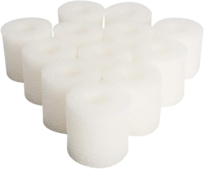 Foam Filter Fit for Eheim 2618080 Cartridges Aquaball 2208-2212/60-180, Biopower 160-240 and Eheim Prefilter 4004320 (Pack of 12)