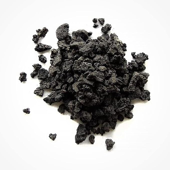 SubstrateSource Crushed Aquarium Lava Gravel, Rock - Porous Stone for Natural Planet Fish Tank Decorations and Decor (10 Pounds, Natural Black)