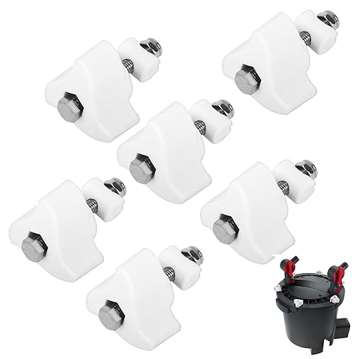 6 Pack Canister Lock Nut Clamp Lid Fastener for Odyssea CFS 700 1000 1200 Hagen Fluval FX6 FX5 FX2 FX4 Replacement Part