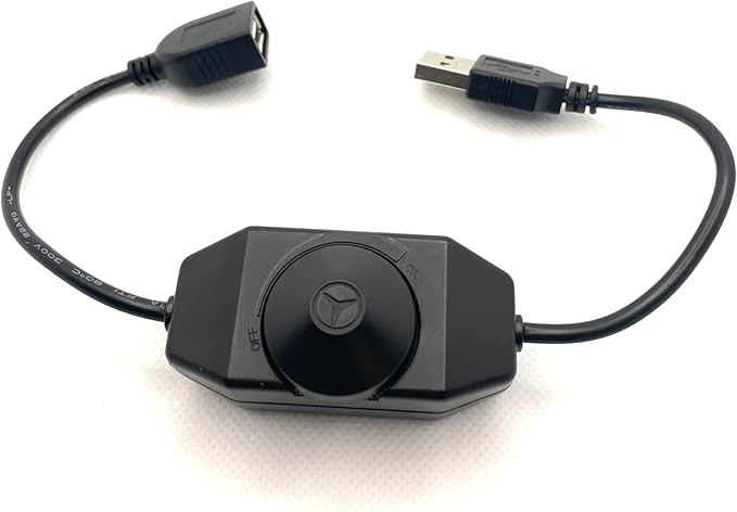 Silent USB Aquarium Air Pump | Throttle Switch | Airstone & Tube | Aeration Kit | Water Agitation | Eliminates Floating Bio Film