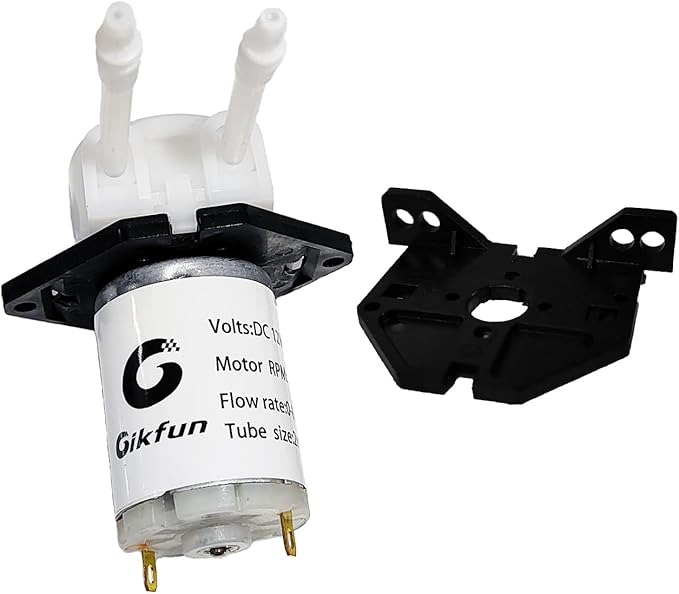 Gikfun 12V Peristaltic Liquid Pump Dosing Pump with Replacement for Aquarium Lab Analytical DIY EK1978 (1pcs)