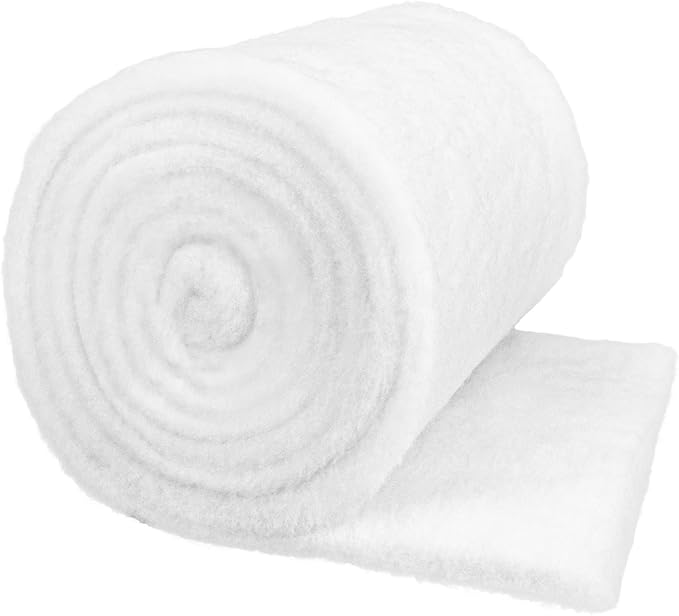 Aquarium Filter Pad - Aquarium Filter Media, Aquarium Filter Floss,39.4 x 11.8in Filter Pad, Filter Floss for Fish Tank, Aquarium, Ponds,Garden?Saltwater, Fershwater,Plant, Trutle(White)