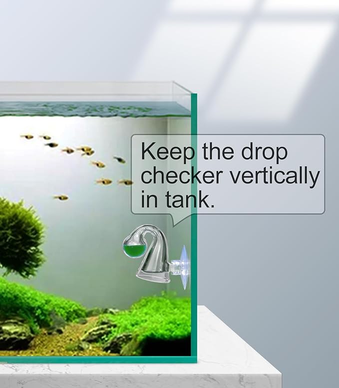 Aquatic CO2 Glass Drop Checker, Without Solution