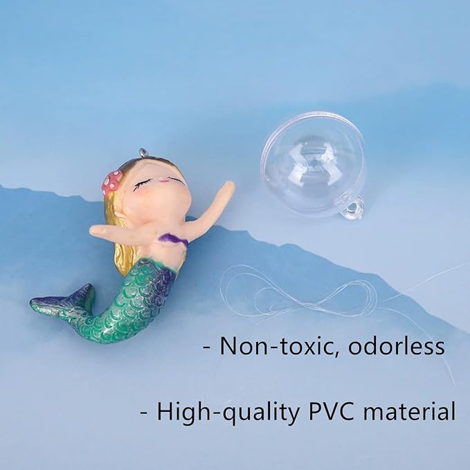 Floating Mermaid Aquarium Decor - Fish Tank Ornament for Aquarium Décor Thematic Ornaments