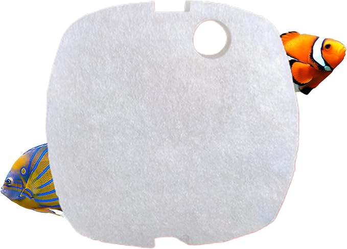 Aquatop Replacement White Filter Pads for CF-300 – Keeps Water Clear – Traps Dirt & Waste – Controls Organic Particles – Pack of 3