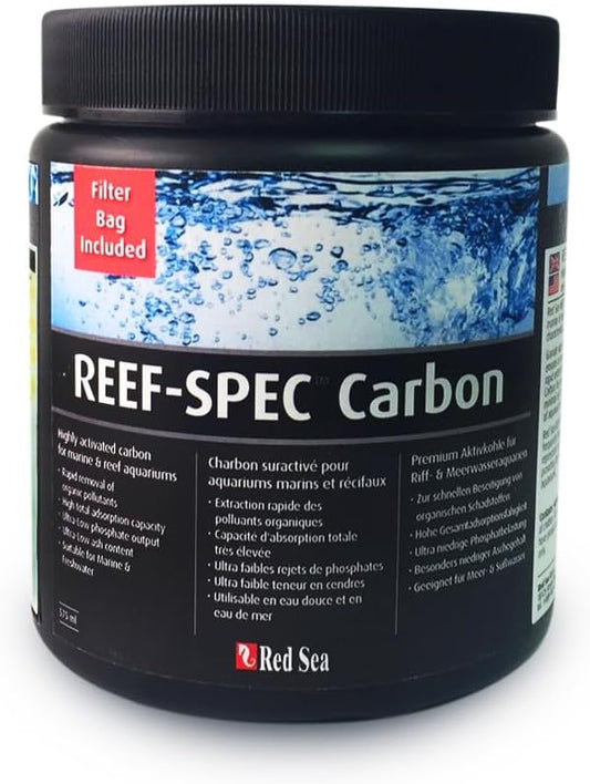 Red Sea Reef Spec Aquarium Carbon 500 ml – Superior Activated Carbon for Marine or Freshwater, Crystal Clear Water
