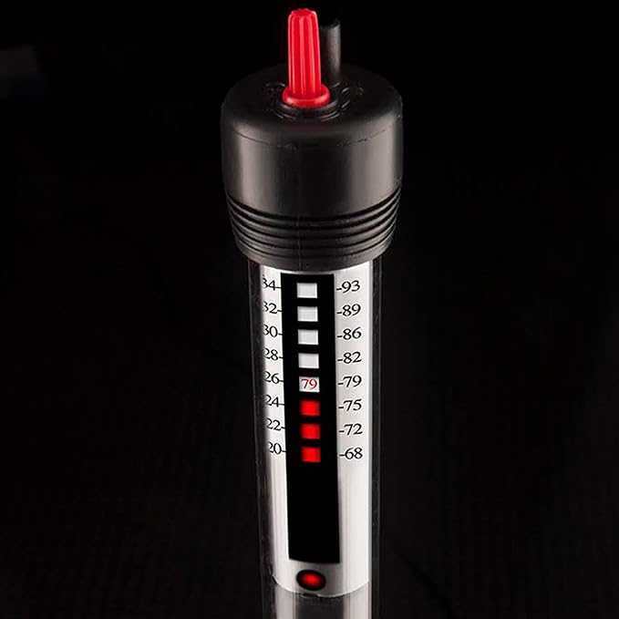 Aquatop 150W Aquarium Submersible Glass Heater – Fully Submersible for Fish Tanks Up to 40 Gallons, 68-93F Adjustable Temperature Range, Fresh & Saltwater Use, Aquarium Heaters, GH-150