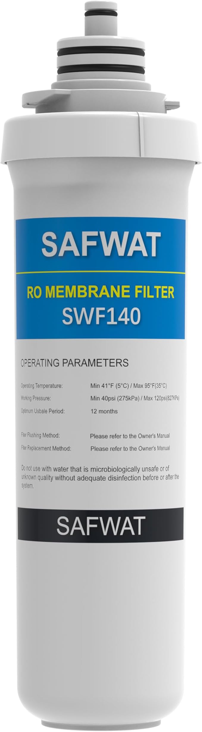 SAFWAT RO Membrane Replacement Filter SWF140 Compatible with Brondell Circle RC100