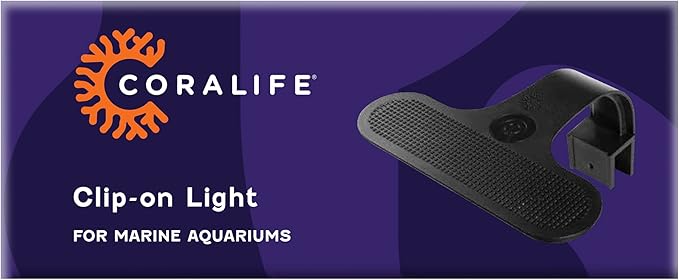 Coralife Aquarium Fish Tank Marine Salt Water Clip-On LED Light