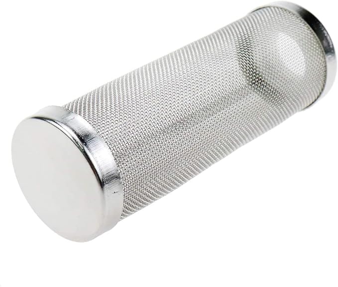 Xiaoyztan Aquarium Filter Cover,0.63 Inch / 16mm Stainless Steel Aquarium Filter Intake Cover,Shrimp Filter Guard Metal Fish Tank Filter Intake Strainer,Pack of 1