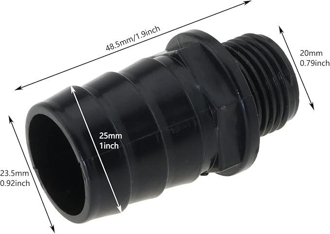 5IN1 Nozzles Kit for Fountain Pump, Aquarium, Fish Tank, Pond, Hydroponics, Statuary Accessories 5 Sizes