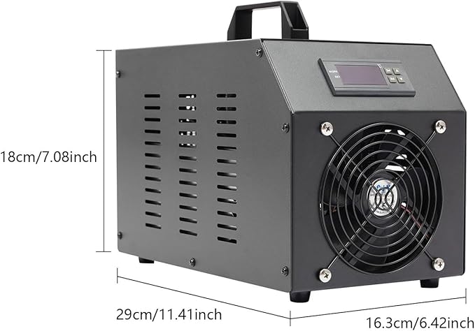 200W Aquarium Chiller for Fish Tank, 15.85 Gal Water Chiller with Pump, Electronic Cooling for Hydroponics, Axolotl & Freshwater Tanks