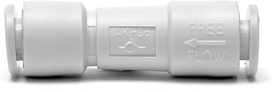 Ultum Nature Systems Advanced CO2 Check Valve - 6mm 3/16” One Way Air Valve for Freshwater Aquarium Airline Tubing, Prevent Backflow, Unidirectional Flow Control Air Pump Attachment - 1 Pack