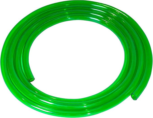 Feelers Green PVC Tubing 5/8"ID x 7/8"OD Vinyl Flexible Hose Water Fish Tank Aquarium Tubing Low Pressure Tube BPA Free, 9.84FT